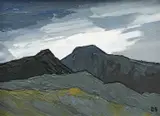 Untitled by David Barnes, oil on canvas, offered Mar 2025