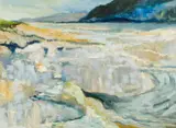 Water Shimmering, Portmeirion by Howard Coles, oil on card, offered Mar 2025