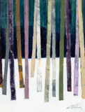 Winter Wonderland II by Patricia Aithie, oil and pastel, sold Mar 2025