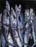 Kingfish, Arabia by Patricia Aithie, oil and pastel, offered Mar 2025