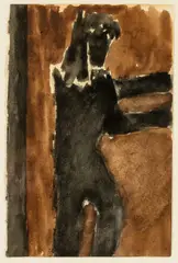 Untitled by Josef Herman, watercolour, offered Mar 2025