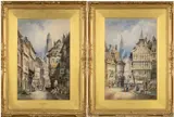 Strasbourg by Charles James Keats, watercolor, offered Mar 2025