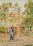 Untitled by Yeend King, watercolour, offered Mar 2025