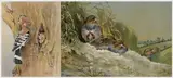 6 x 8cms by David Kerr, watercolour, offered Mar 2025