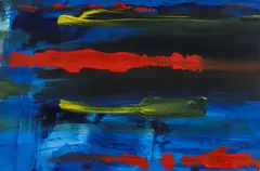 Untitled by Prudence Walters, watercolour & acrylic, sold Mar 2025