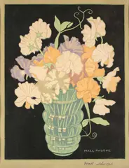 Untitled by Hall Thorpe, woodcut, sold Mar 2025