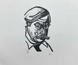 Limited edition by Kyffin Williams, linocut, sold Mar 2025