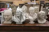 various including ancient Romans, Greeks, tallest by Assorted Decorative Classical Or Other Busts, sculpture, sold Mar 2025