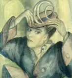 Entitled verso ' by Meryl Watts, watercolour, sold Mar 2025
