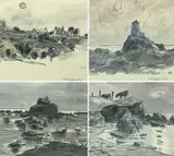 Untitled by Kyffin Williams, pencil, sold Mar 2025