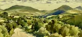 Untitled by John Hobson Nicholson, watercolour, sold Feb 2025