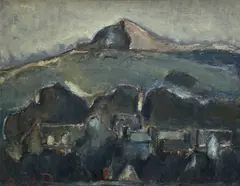 Cader Idris & Dolgellau by Will Roberts, oil on canvas, sold Jan 2025