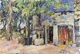 Untitled by Will Evans, watercolour, sold Jan 2025
