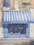 Alimentation by Gareth Thomas, watercolor, sold Jan 2025