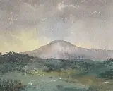 Untitled by Gareth Thomas, 1983, watercolour, sold Jan 2025