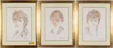 Un Femme Du Pays De Galles by Andrew Vicari, 2014, pencil and crayon, offered Jan 2025