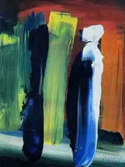 Colour print - abstract by Prudence Walters, print, sold Jan 2025