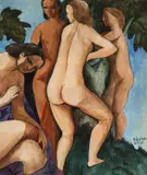 Untitled by Béla Kádár, gouache, offered Jan 2025