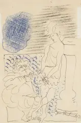 Hermes and Menipeus II by Ceri Richards, print (other), sold Jan 2025