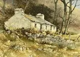 Cottage to Let by Gerald V. Gadd, watercolour, sold Jan 2025