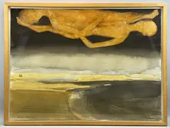 Heavenly Bodies by David Humphreys, watercolour, sold Jan 2025