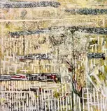 New Shoots by Mick Brown, oil on canvas, sold Nov 2024