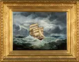 Untitled by Samuel Sykes, 1883, oil on canvas, sold Nov 2024