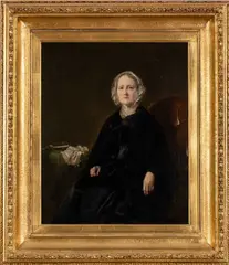 RS RWS RP (British, 1890-1971) oil on canvas - Portrait of Lettice by Charles Cundall, oil on canvas, offered Nov 2024