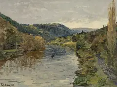 Untitled by Peter Brown, oil on canvas, sold Nov 2024