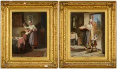 Cupboard Love by Alexander Rosell, oil on canvas, offered Nov 2024