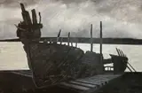 Wreck No.1 by Philip Muirden, oil on canvas, sold Nov 2024