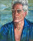 Untitled by Andrew Vicari, oil on panel, sold Nov 2024