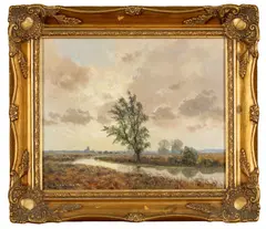 Probably by Gerald Coulson, oil on canvas, sold Nov 2024