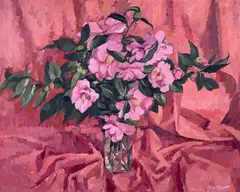 Fully by Bryn Richards, oil on board, sold Nov 2024