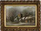 Untitled by Alfred Worthington, oil on canvas, sold Nov 2024