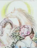 La Vigonade a Ingres by Andrew Vicari, pencil, sold Nov 2024