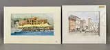 Lake Garda by Elizabeth Chalmers, watercolour, offered Oct 2026