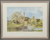 The Old Mill, Lower Slaughter by Elizabeth Chalmers, watercolour, sold Oct 2026