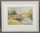 The Bridge at Malmsmead by Elizabeth Chalmers, watercolour, offered Oct 2026