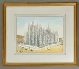 Milano by Bela Sziklay, etching, offered Aug 2026
