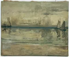Trouville 1924 by Josselin Bodley, oil on canvas, sold Aug 2026