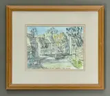 Sheep Street, [Chipping] Campden - late Autumn by Ann Todd, watercolour, sold Aug 2026