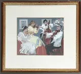 String Quartet by Frank Joseph Archer, watercolor, sold Aug 2026