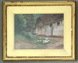 Rothensals by Helga von Cramm, watercolour, offered Aug 2026