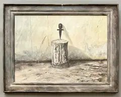 Horus by Yvonne Hawker, 1987, watercolour, sold Aug 2026