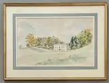 'Cerney House by Cecilia Humphrys, 1981, watercolour, sold Aug 2026