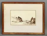 Entrance to Dover from the North by Major General James Pattison Cockburn, pencil, sold Aug 2026