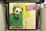Twigs on the block ii by Craig Alan, mixed media on board, sold Apr 2022