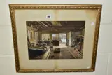 An interior at north shields by Thomas Marie Madawaska Hemy, watercolour on paper, sold Apr 2022