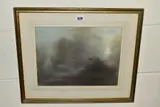 An ethereal landscape by Philip Travers, 1974, watercolour, offered Apr 2022